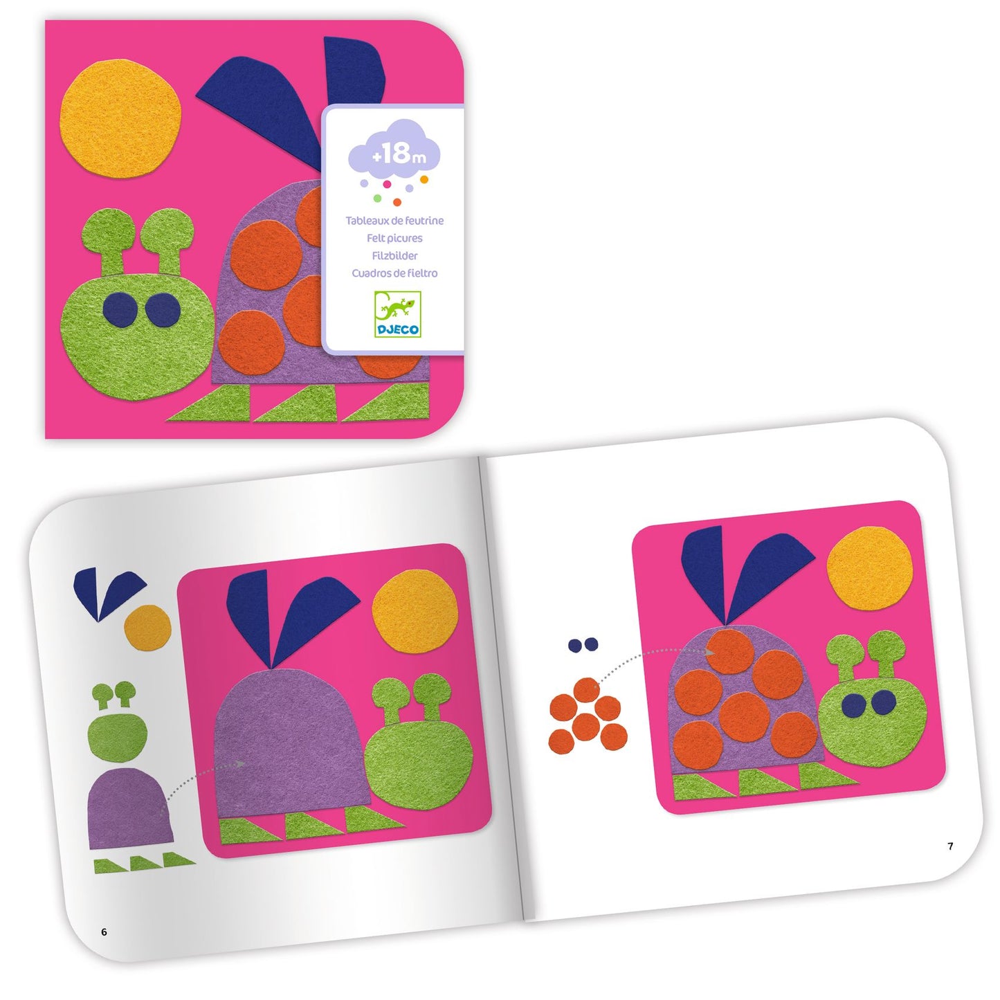 Djeco Soft creations felt pictures