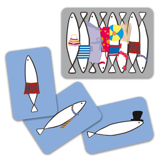 Djeco Sardines memory game