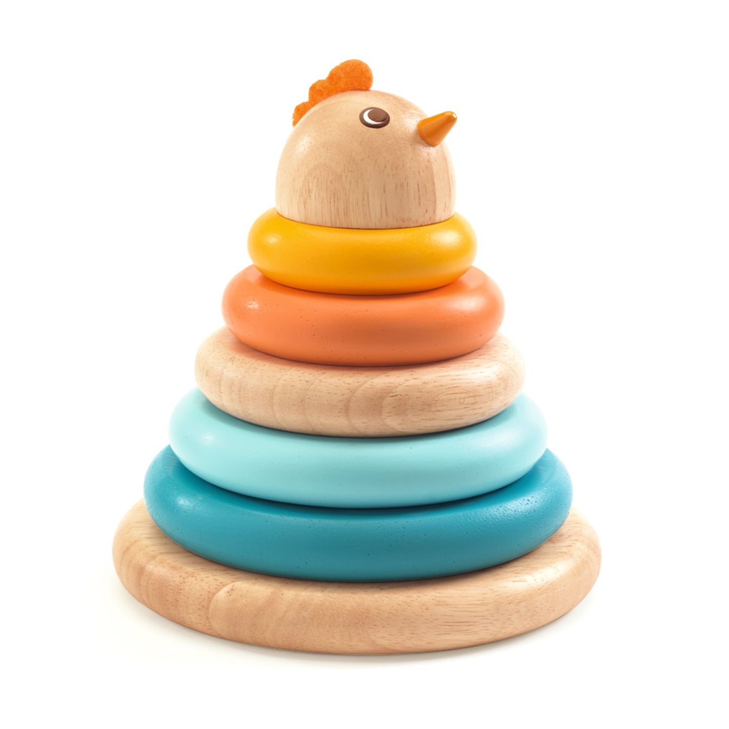 Djeco Cachempil wooden stacking game