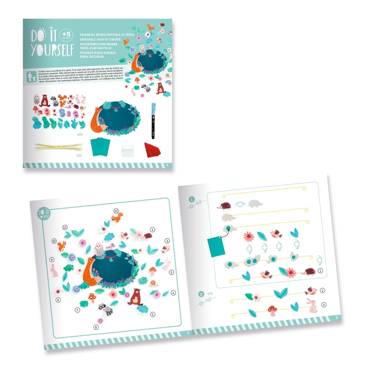 Djeco DYI Creative Kit In the wood