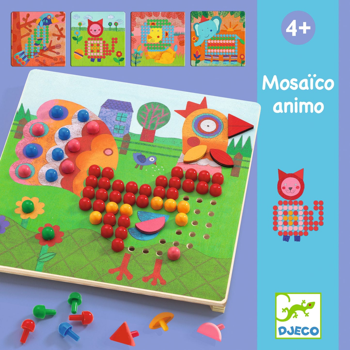 Djeco Peg Mosaics game animo
