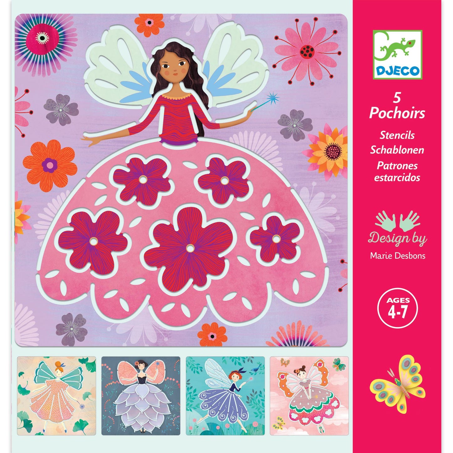 Djeco Stencils Fairies