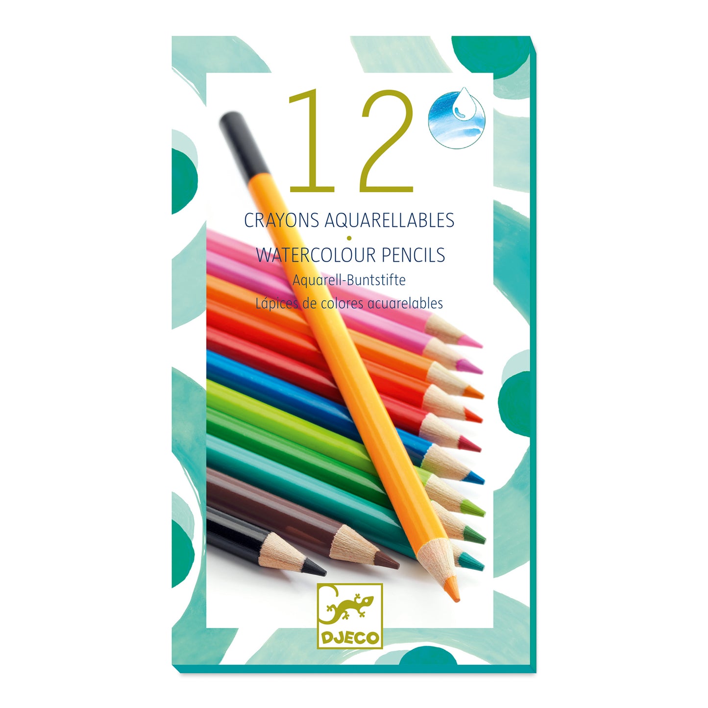 Djeco 12 Watercolour pencils