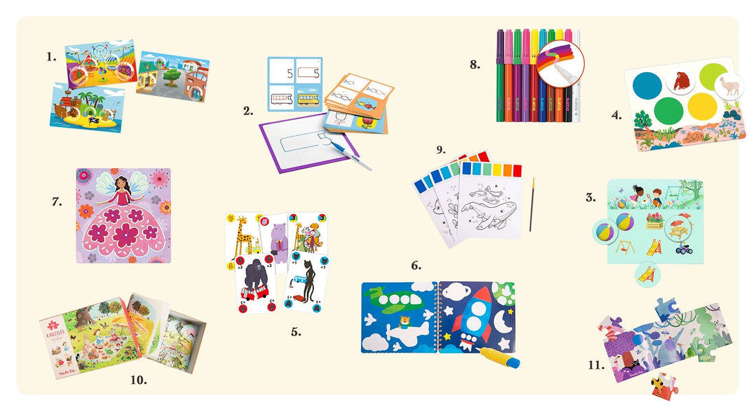 Travel toys and games