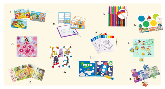 Travel toys and games