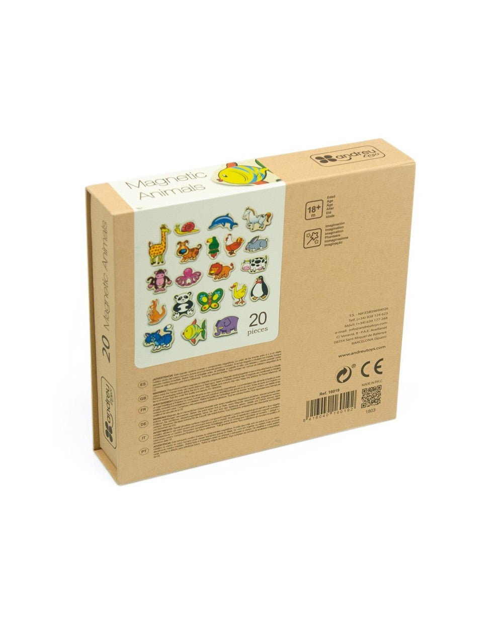 Andreu Toys Magnetic Animals