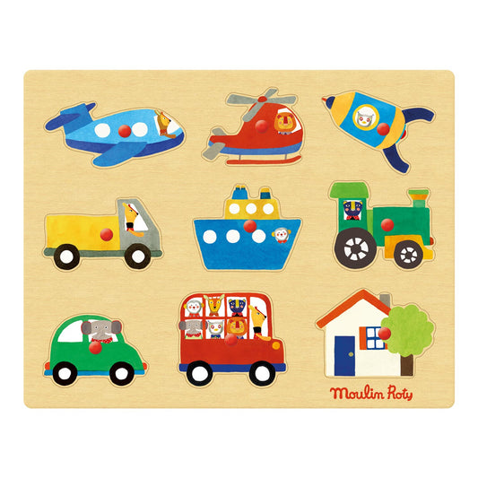 Moulin Roty Transport puzzle