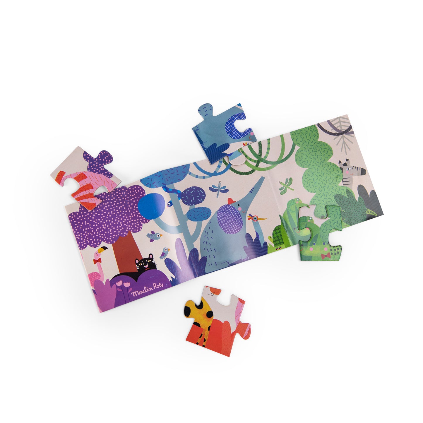 Moulin Roty Colourful World Puzzle 24 pcs