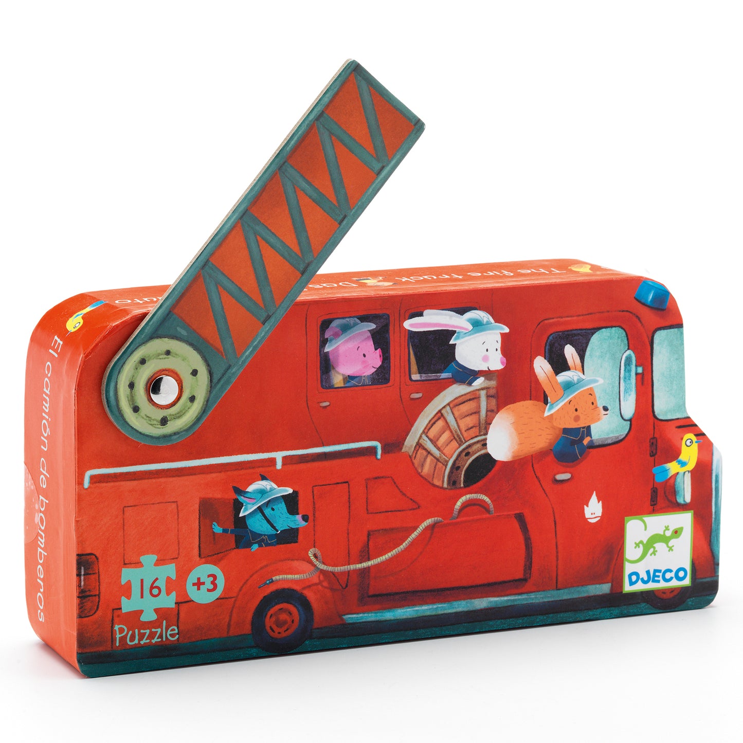 Djeco Fire engine puzzle - 16 pcs