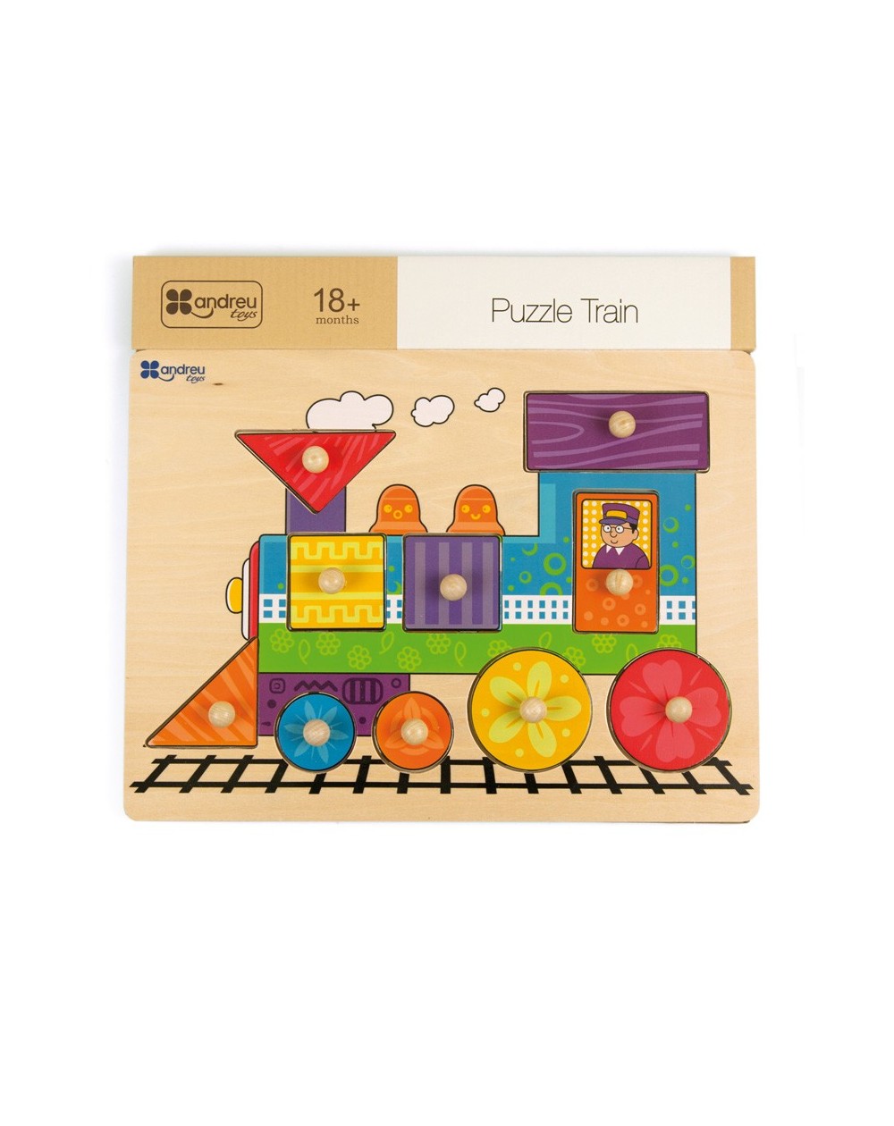 Andreu Toys Train Puzzle