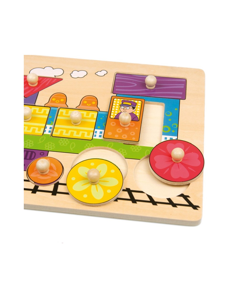 Andreu Toys Train Puzzle