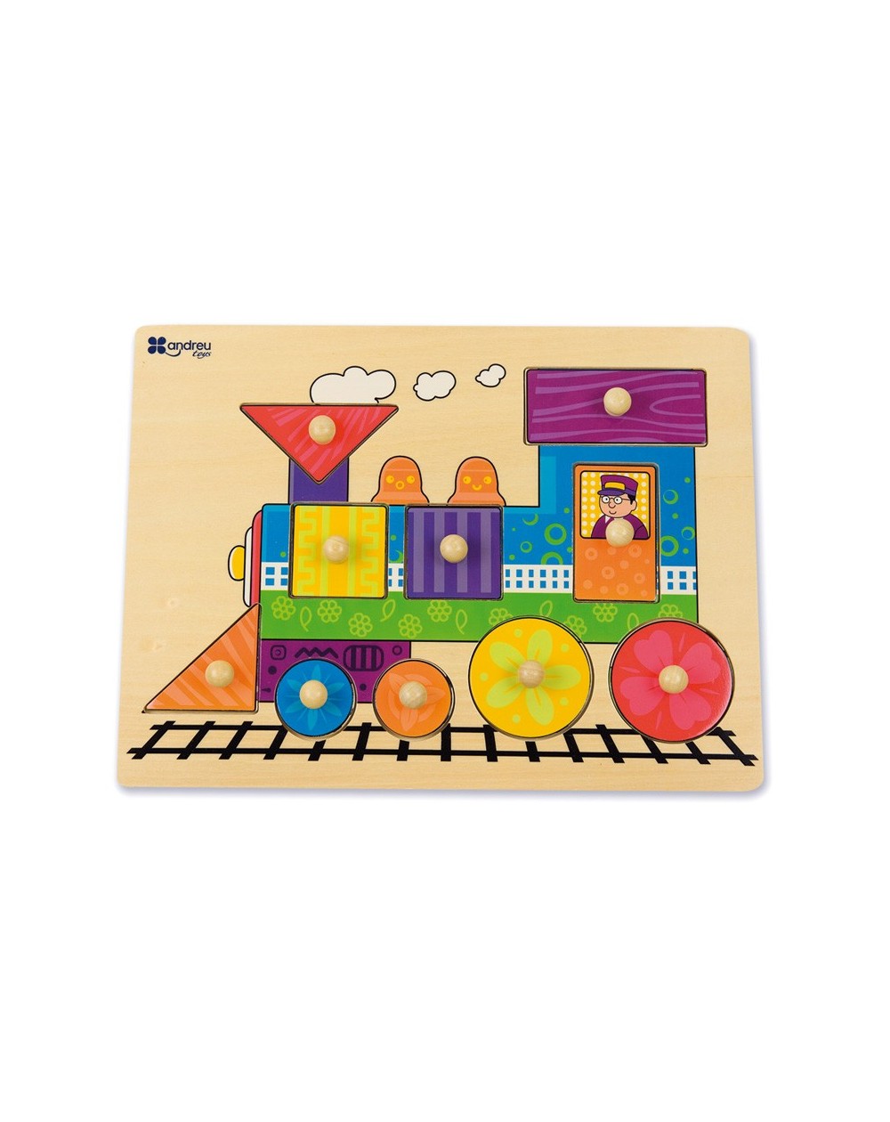 Andreu Toys Train Puzzle